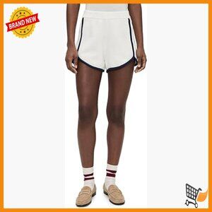 Mid-Rise Casual Shorts with Elastic Waistband, 100% Cotton